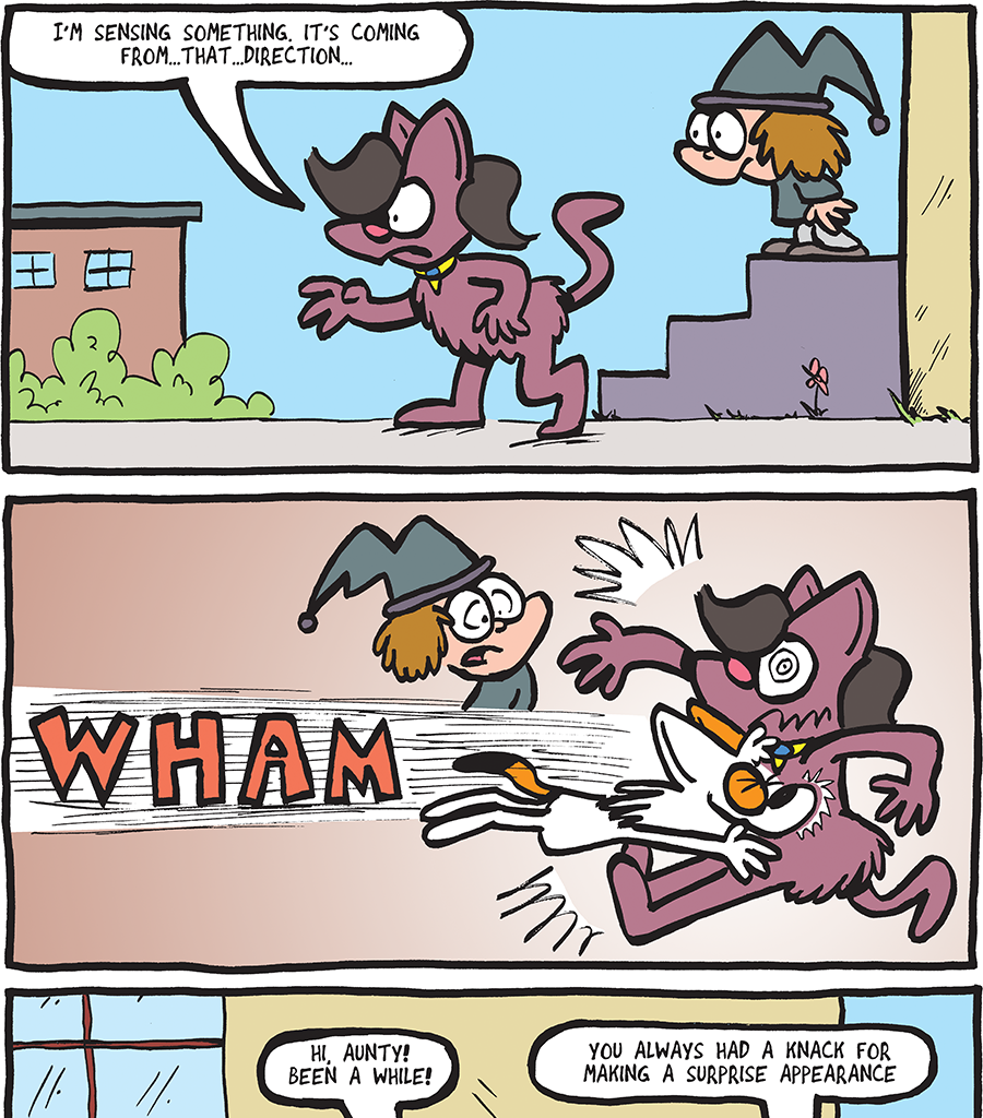 The Fuzzy Princess - Episode 563, Page 1: 2020-04-22-Crushing Hug